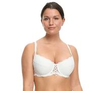 Susa Women's 7667 Plain Push-Up Everyday Bra, White (003), 32E (Manufacturer Size: 70F)