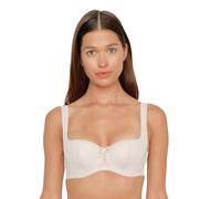 Susa Women's 7592 Dirndl Bra, Semi-Sheer, Pure Beige, 38A