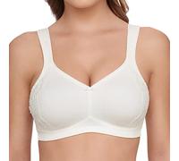Susa Women's BH Ohne Bügel Gemoldet London Minimizer Bra, White (White 003), 42D (95D EU)