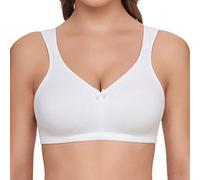 Susa Women's Black Bra White Weiß (003) 40CC (Brand size : 90C)