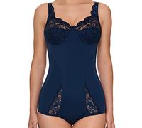Susa Women's Body With Elastic Lace Latina Bodysuit, Blue (Navy 022), 75B
