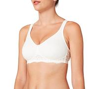 Susa Women's Bra Without Underwire, Moulded Organic Cotton Non-Wired, Opaque, White (Natural 229), 36A