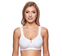 Susa Women's Capri Bra, Opaque, White, 40DD