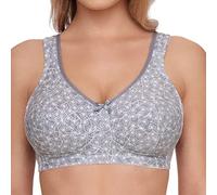 Susa Women's Damen kompakter Funktions-BH ohne Bügel Wireless Bra, Grey (Grey 024), 50G