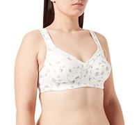 Susa Women's Damen BH ohne Bügel 8001 Wireless Bra, Multicoloured (Champagne Printed 224), 42D