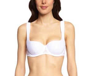 Susa Women's Damen BH (Push-up) 7592 Bra, White (003), 44 A UK, 100A EU