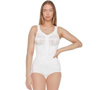 Susa Women's Hosenkorselett Bodysuit, Semi transparent, Weiß, 90