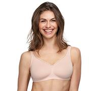 Susa Women's 7758 Non-Wired Bra, Semi Transparent, Beige (Cappuccino 103), 38B
