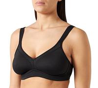 Susa Women's Non-wired Bra -Black(Black) 44D