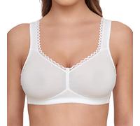 Susa Swiss Organic Cotton Seamless Non-wired Comfort Soft Bra 7758 White