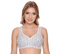 Susa Women's Standard Bra, White, Grey, 52F