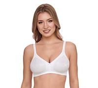 Susa Women's Topsy Bra, White, 36C