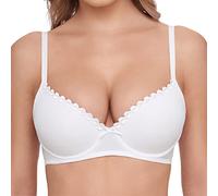 Susa Women's Wiesn-Zauber BH 8025 Mit Push-Up-Schalen Dirndl Bra, White - Weiß (weiß 003), 34B (Manufacturer Size: 75B)