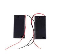 susaa 2 X AA 3V Battery Holder Case Box Slot Wired ON/OFF Switch W Cover