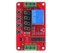 susaa Adjustable Loop Delay Timer DC 12V FRM01 Relay, 1 Channel with Self-Locking for Timing Module Applications