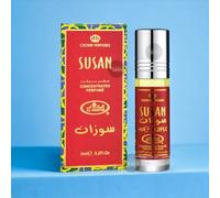 Susan 6ml Roll on Perfume musk, exotic floral notes, vanilla, citruses and oriental notes to create an everyday exotic scent. Hafsa Arabian Fragrances Ltd