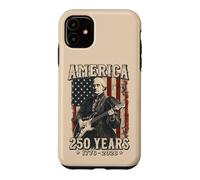 Susan B. Anthony Playing Guitar 250 Years 1776-2026 Case for iPhone 11
