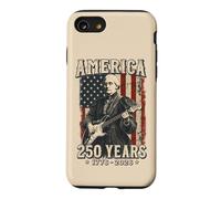 Susan B. Anthony Playing Guitar 250 Years 1776-2026 Case for iPhone SE (2020) / 7/8