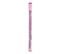 Susan Bates 11114-3 Silvalume Single Point Knitting Needles 14 in.-Size 3 -Medium Blue