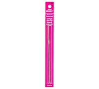 Susan Bates 12106-B 1 5-1/2-Inch Silvalume Aluminum Crochet Hook, 2.25mm, Silver Green