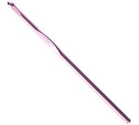 Susan Bates 5-1/2-Inch Silvalume Aluminum Crochet Hook, 4.5mm, Rose