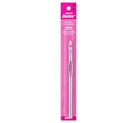 Susan Bates 5-1/2-Inch Silvalume Aluminum Crochet Hook, 8mm, Silver Pink