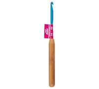 Susan Bates Silvalume Bamboo Handle Aluminum Crochet Hook-Size H8/5mm