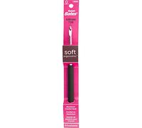Susan Bates Silvalume Soft Handle Aluminum Crochet Hook 5.5"-Size 7/4.5Mm