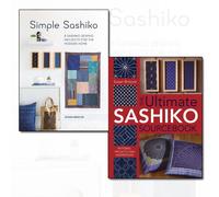Susan Briscoe Sashiko Collection 2 Books Bundle (Simple Sashiko: 8 Sashiko Sewing Projects for the Modern Home, The Ultimate Sashiko Sourcebook: Patterns, Projects and Inspirations)