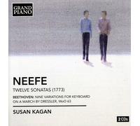 Susan Kagan - 12 Piano Sonatas / 9 Variations for Keyboard [New CD]