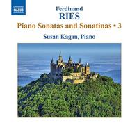 SUSAN KAGAN - RIES PIANO SONATASSONATINAS 3 - CD - C4z