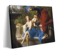 Susanna And The Elders 1751 by Pompeo Batoni - Baroque Religious Theme Wall Art Print for Home Decoration Wall Art Aesthetic Canvas Painting Picture Living Room Decor Home Frame 16x24inch(40x60cm)