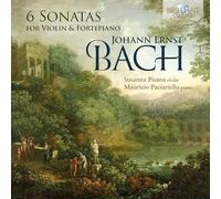SUSANNA PISANAMAURI - J.E. BACH 6 SONATAS FOR VIOLI - CD - K4z