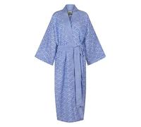 Susannah Cotton KIMONO Ladies Dressing Gown | Lightweight 100% Organic Cotton | Traditionally Hand-Printed Yukata (Single Size: 116cm length) Cotton Bathrobe