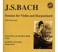BACH - SONATAS FOR VIOLIN HARPSICHORD - CD - K600z