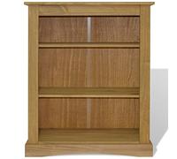 Susany 3-Tier Bookcase Book Shelves Storage Shelf Wooden Storage Cabinet for Office, Living Room, Bedroom, Entrance, Mexican Pine Corona Range 81x29x100 cm