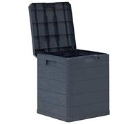 Susany Garden Storage Box, Outdoor Storage Containers, Garden Furniture, Garden Furniture Organizer, Outdoor Storage Shed, 90 L Anthracite