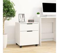 Susany Gecheer Classic Swivel-Wheel File Cabinet with Abundant Storage Space and Lockable Wheels - White Model811520