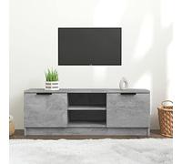Susany Gecheer Elegant Concrete Grey TV Cabinet with Storage - Engineered Wood, 102x35x36.5 cm Model811515