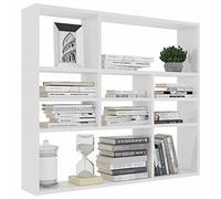 Susany Gecheer Engineered Wood Display Shelf - 10 Open Compartments, White, 90 x 16 x 78 cm Model802939