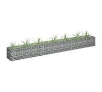 Susany Gecheer Gabion raised bed galvanized steel 270 x 30 x 30 cm Lawn, garden Model145637