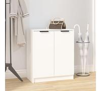 Susany Gecheer Shoe cabinet white 59x35x70 cm wood material Daily household Model811421