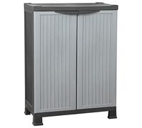 Susany Plastic Cabinet, Home Organiser, Outdoor Cupboards & Cabinets, for Home, Office, Garage, and Storage Room, With 2 Doors and 2 Shelves, 68x39x92 cm