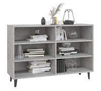 Susany Sideboard Book Cabinet Side Cabinet Storage Cabinet Sideboards Cupboard for Living Room and Bedroom Concrete Grey 103.5x35x70 cm Chipboard
