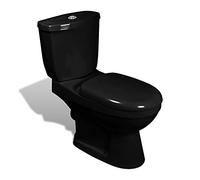 Susany Toilet Comfort Height Toilet WC With Cistern Black