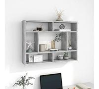 Susany Wall Cube Shelves Wall Mounted Floating Shelves Shelving Unit Floating Shelf Decor Storage Display for Bedrooms, Office Living Rooms & Kitchens 75x16x55 cm Chipboard