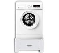 Susany Washing Machine Pedestal Stand Washing Machine Base with Drawer White