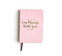 Susfyhya One Minute With God for Women Men, 365 Daily Devotions for Women, PU Leather Devotions Book for Prayer, Bible Reflection, Christian Gifts for Follows, Women, Girls