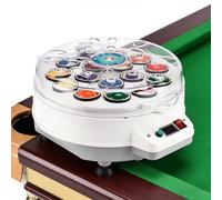 Sushangmao Automatic Polishing Cleaning Machine, Pool Ball Polisher -Cleans 16/22 Balls In One Cycle, Durable Abs/Pc Build, One-Touch Start For Home & Commercial Use 16goals