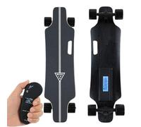 Sushangmao Electric Longboard Skateboard/Electric Skateboard With Upgraded Lcd Remote Controlfor,4 Gear Settings,Maximum Speed 15-30 Km/H,Easy Carry Handle Design,For Beginners-Pro dualdrive30km